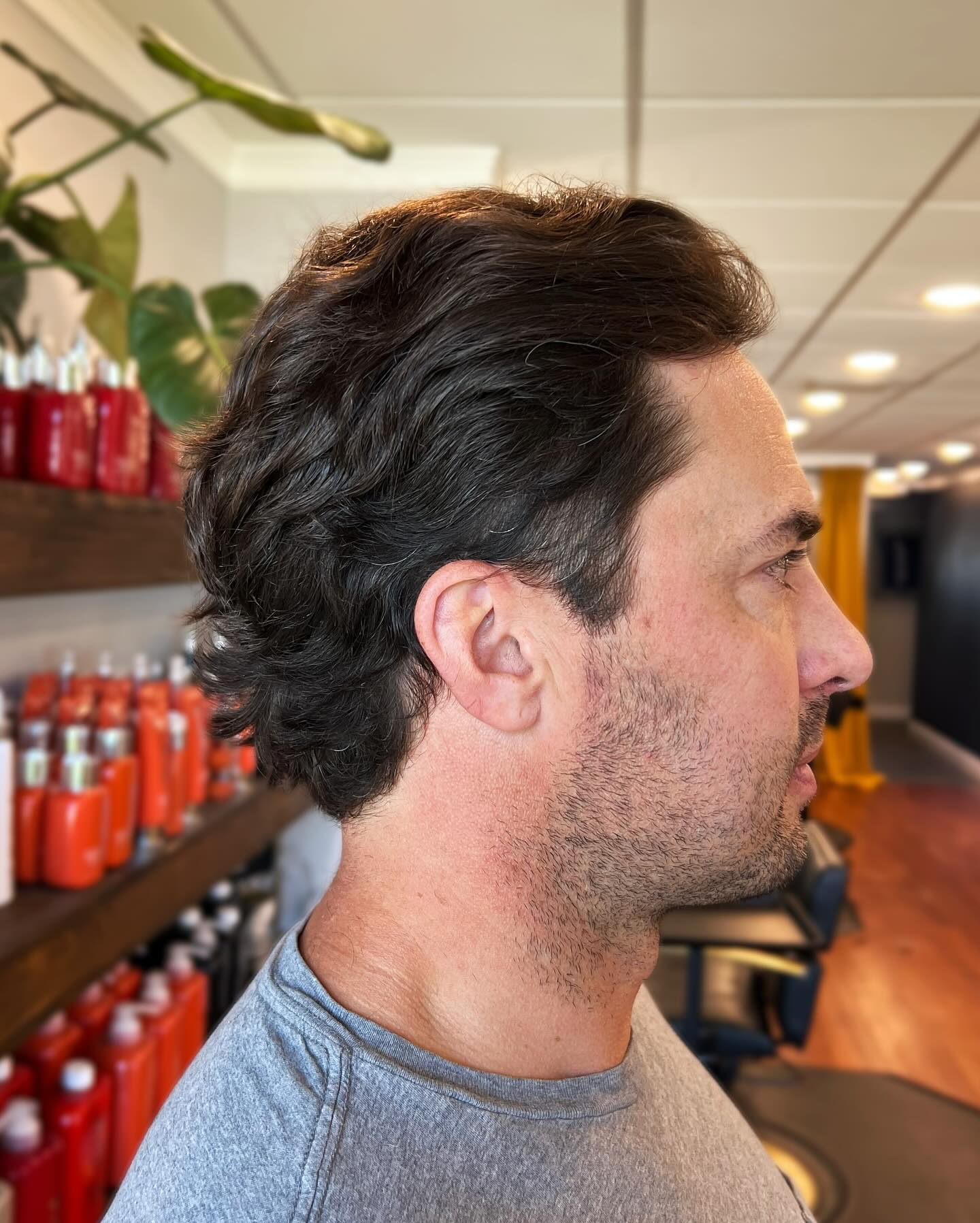 Modern Textured Backward Flow with Subtle Layers