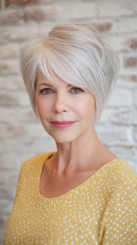 Modern Textured Pixie Cut with Soft Highlights