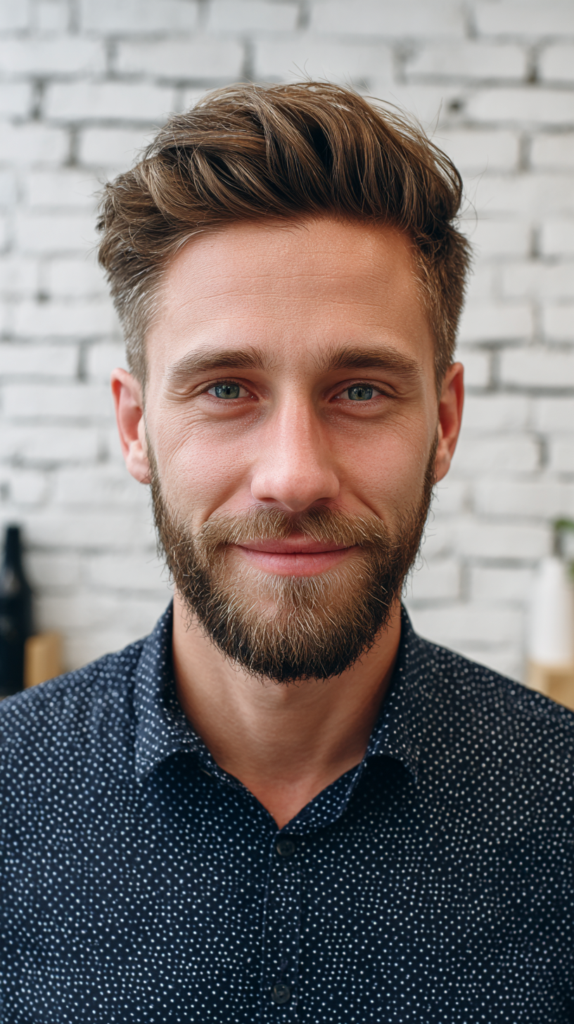 Modern Textured Top with Tapered Sides