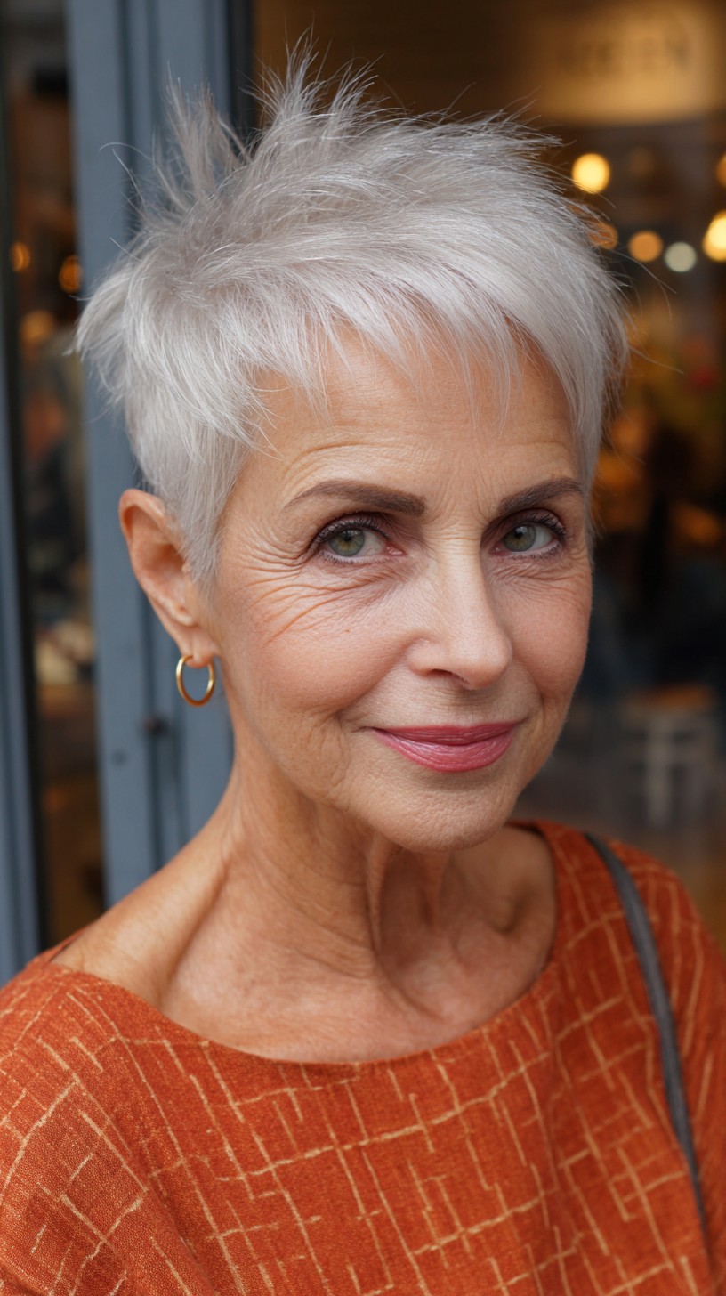 Stylish Short Textured Wolf Cut with Playful Edges