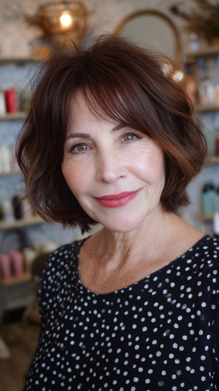 Textured Bob with Subtle Face-Framing Layers