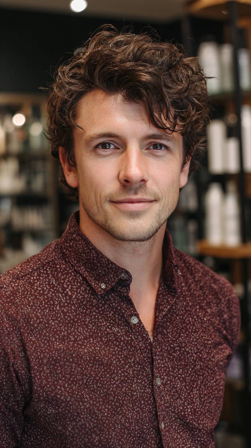 Textured Curly Cut with Natural Movement