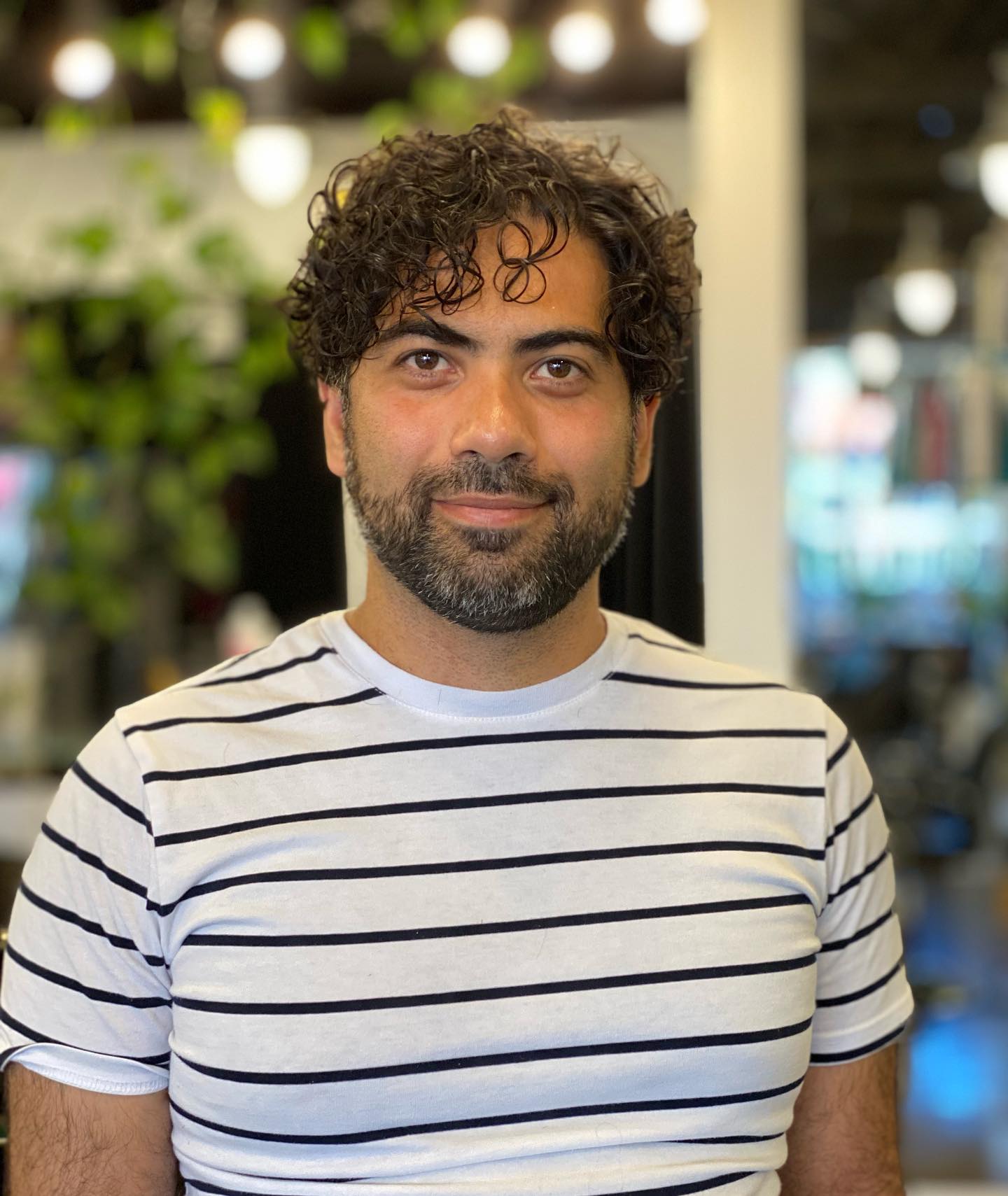 Textured Curly Top with Defined Volume