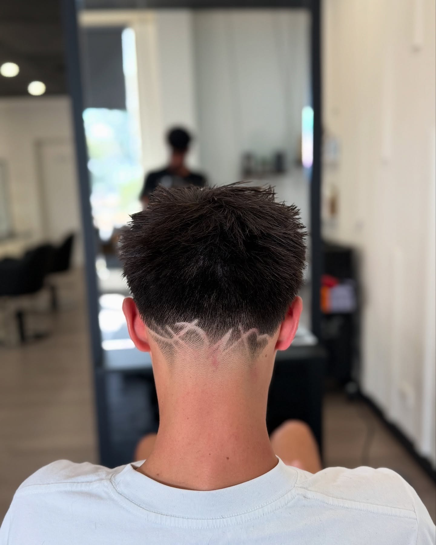 Trendy Textured Undercut with Artistic Design