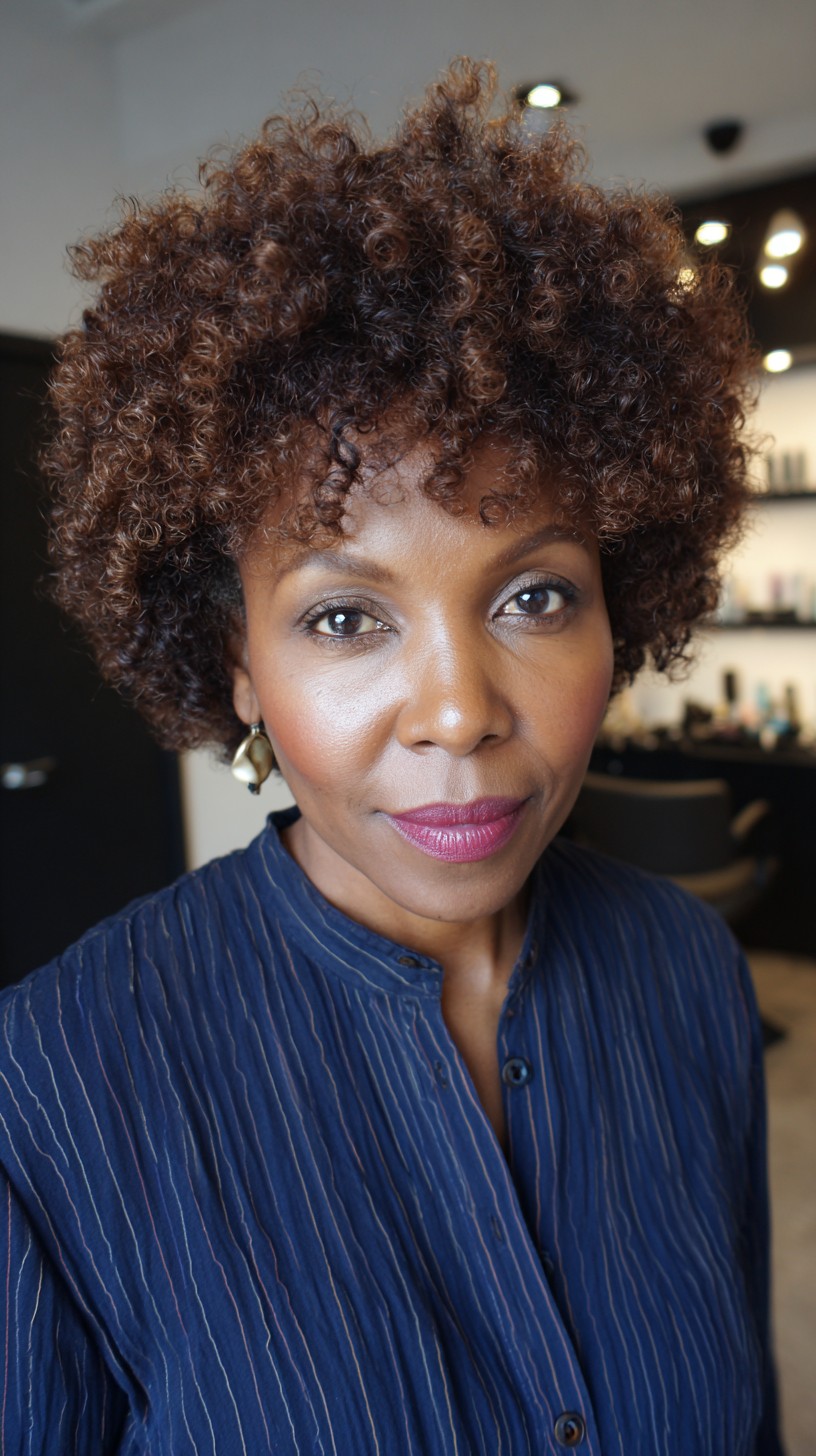 Bold Curly Round Shape with Lively Texture