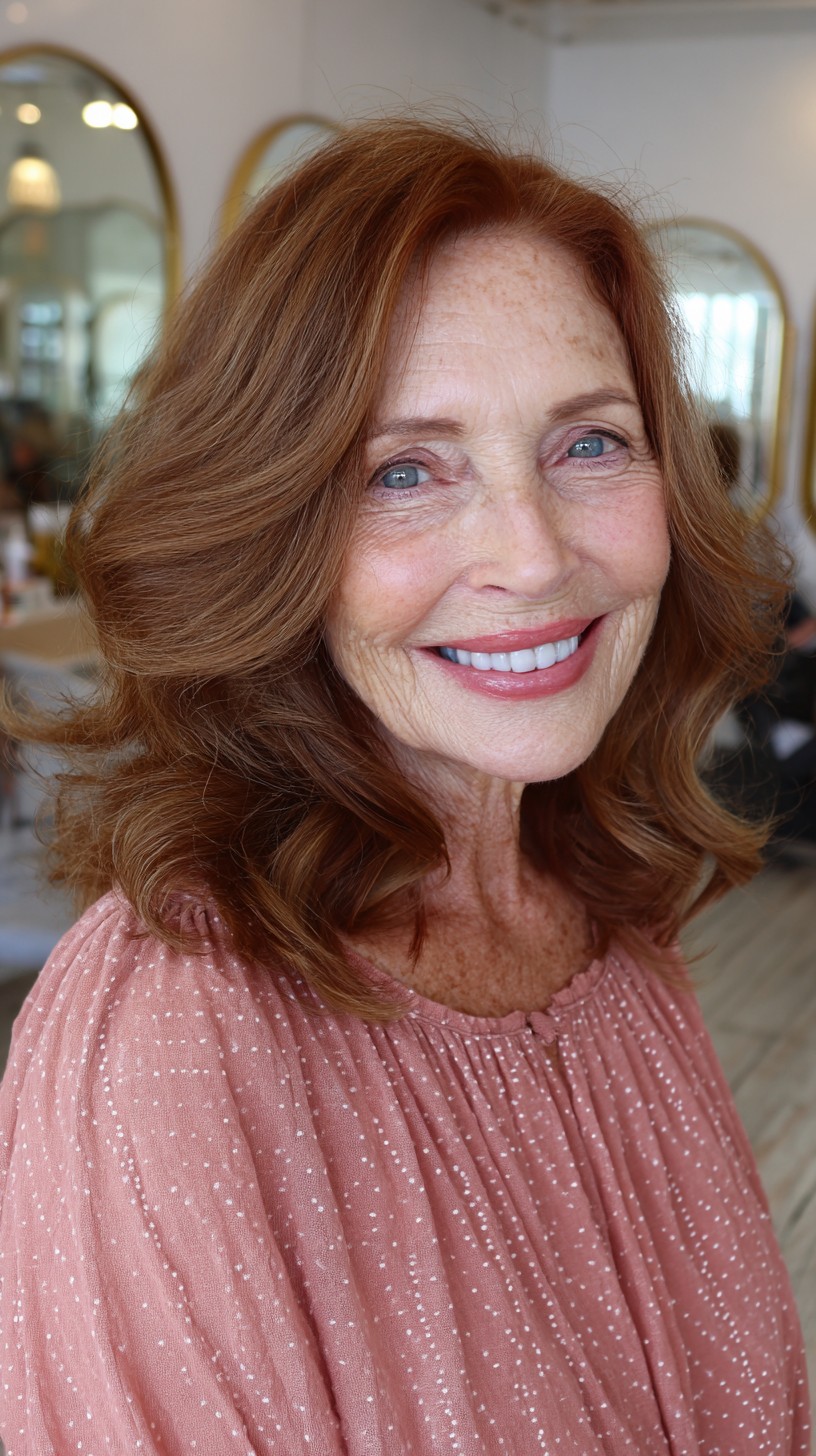 Charming Soft Curls with Subtle Layers