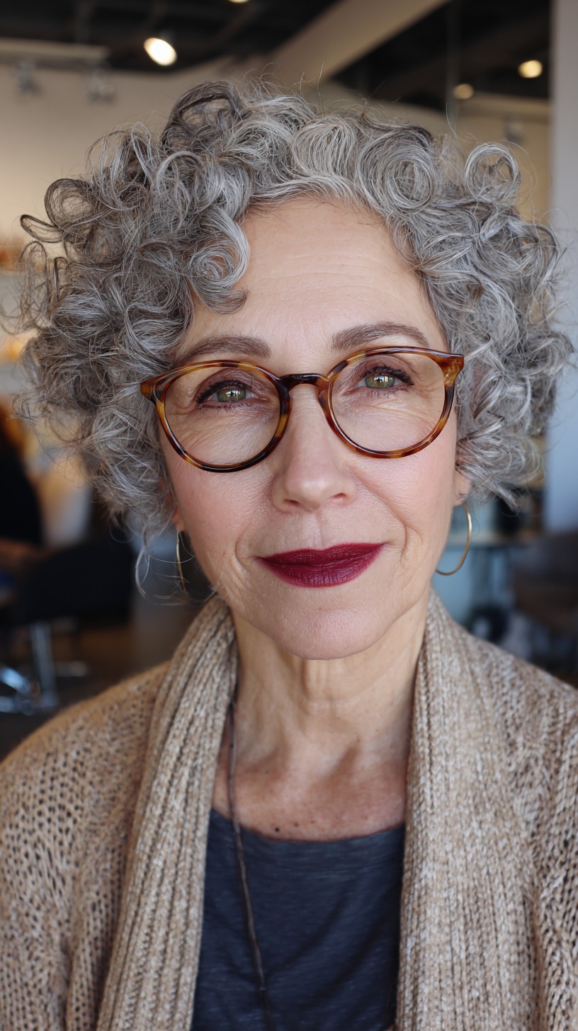 Charming Soft Curly Cut with Defined Volume