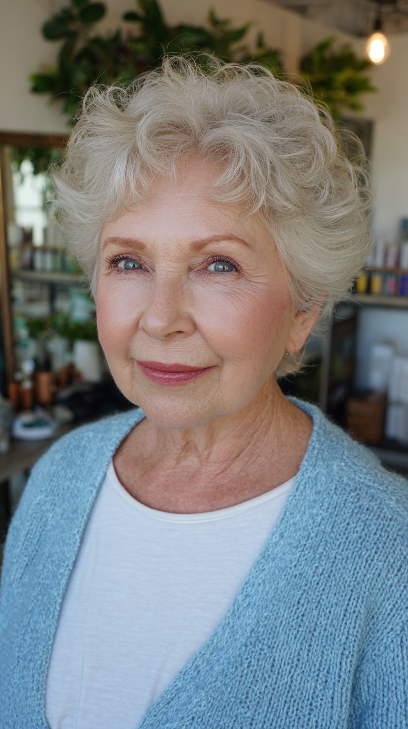 Elegant Curly Cut with Defined Volume