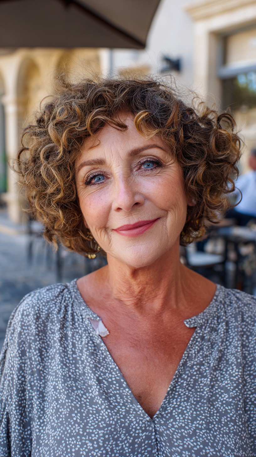 Natural Curly Layered Style for Effortless Charm