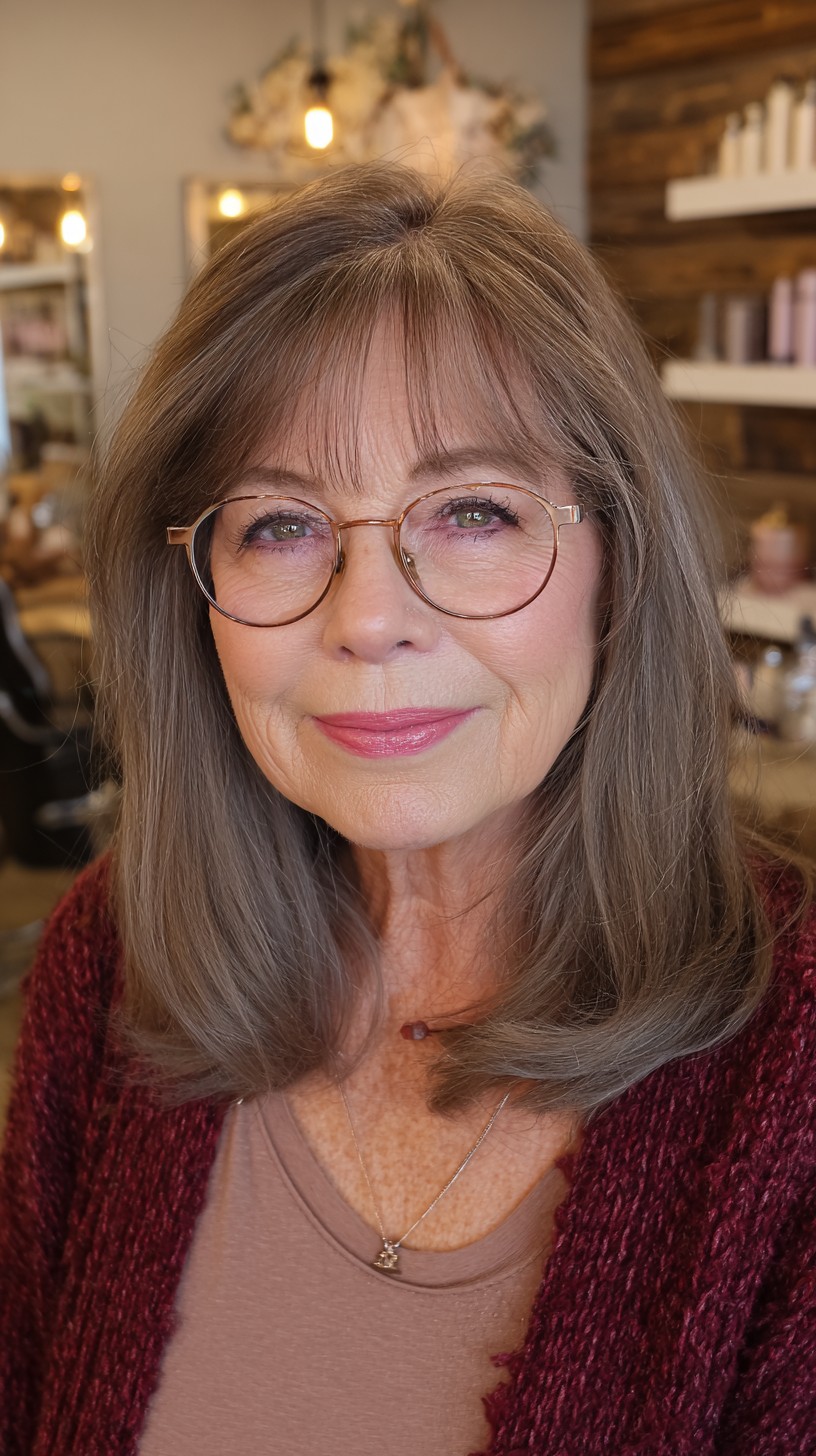 Softly Layered Medium Cut with Subtle Face-Framing Layers