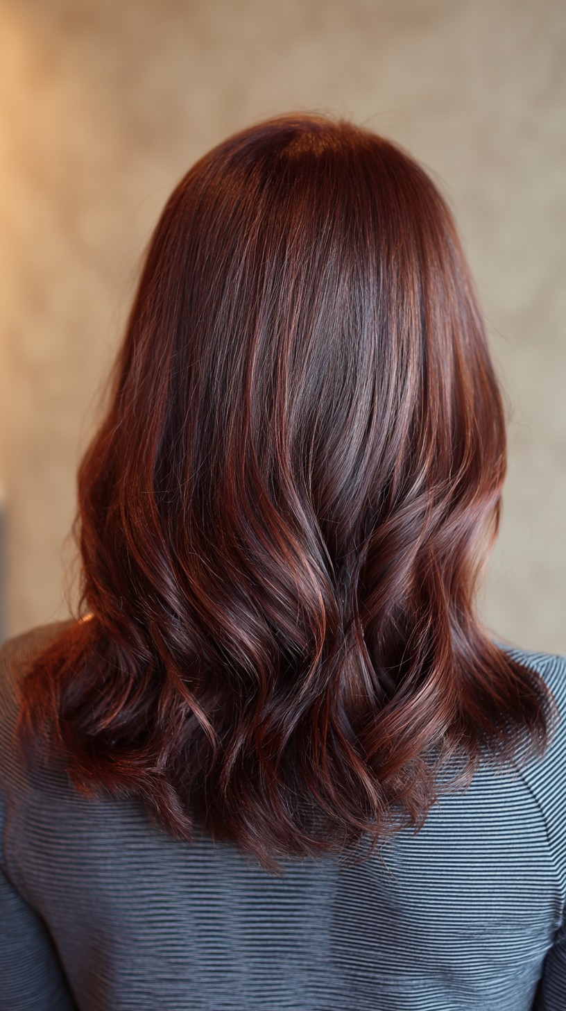 Trendy Chocolate Cherry Soft Waves