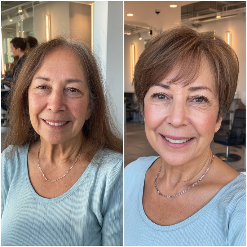 Chic Textured Short Cut with Soft Volume