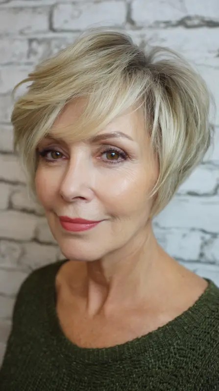 Chic Wispy Pixie Cut with Textured Layers