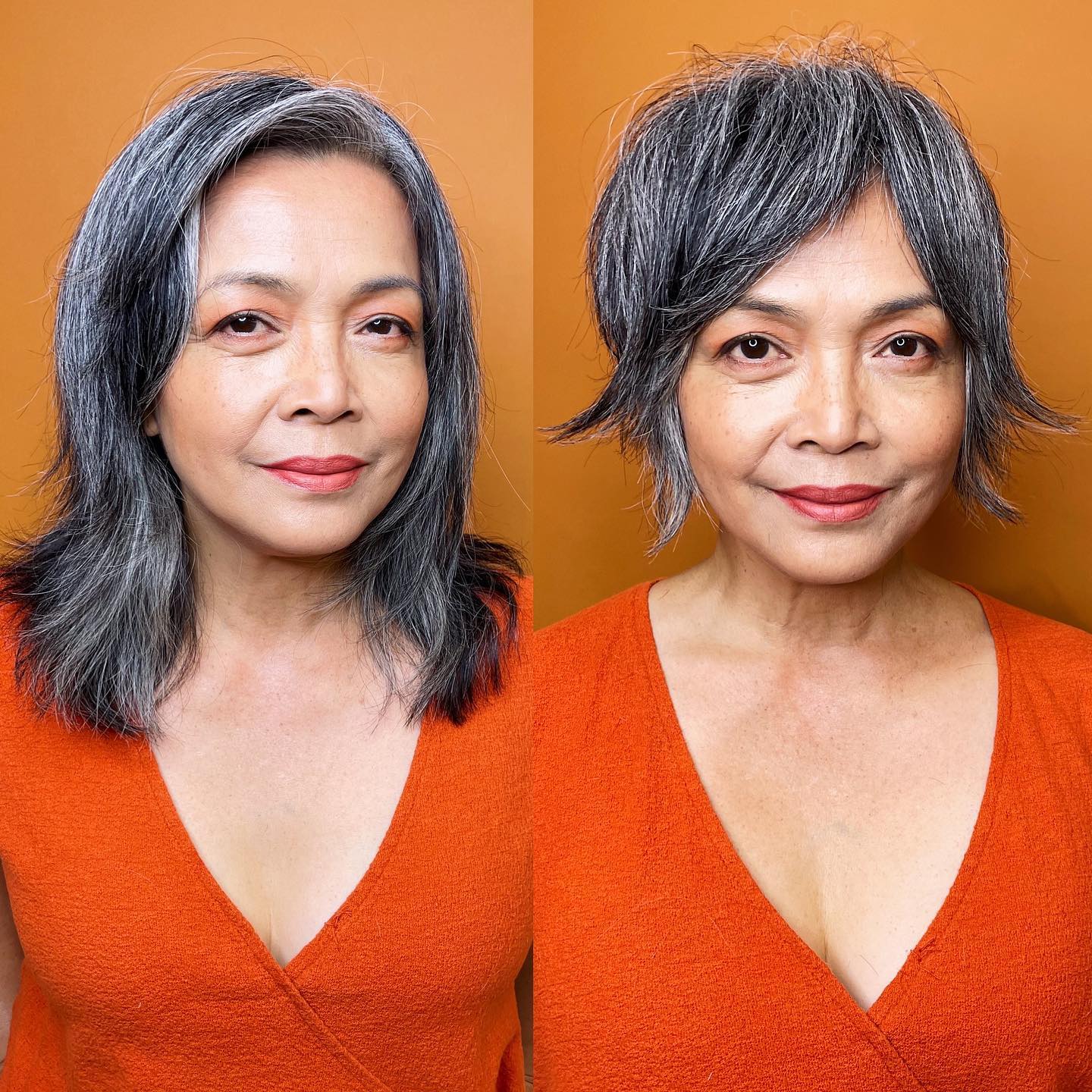 Chic Layered Bob with Textured Bangs