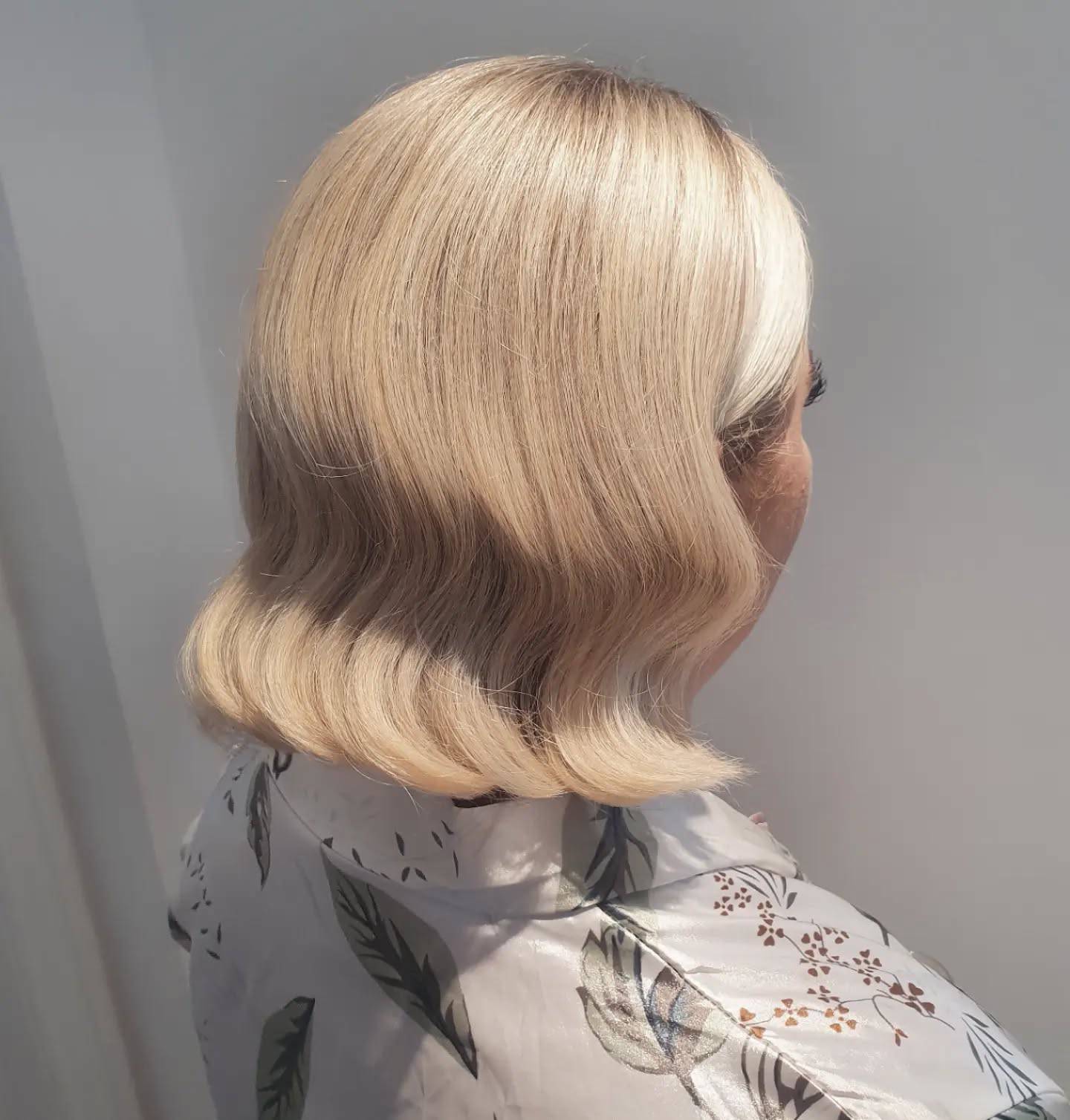 Soft Textured Blonde Lob with Subtle Waves