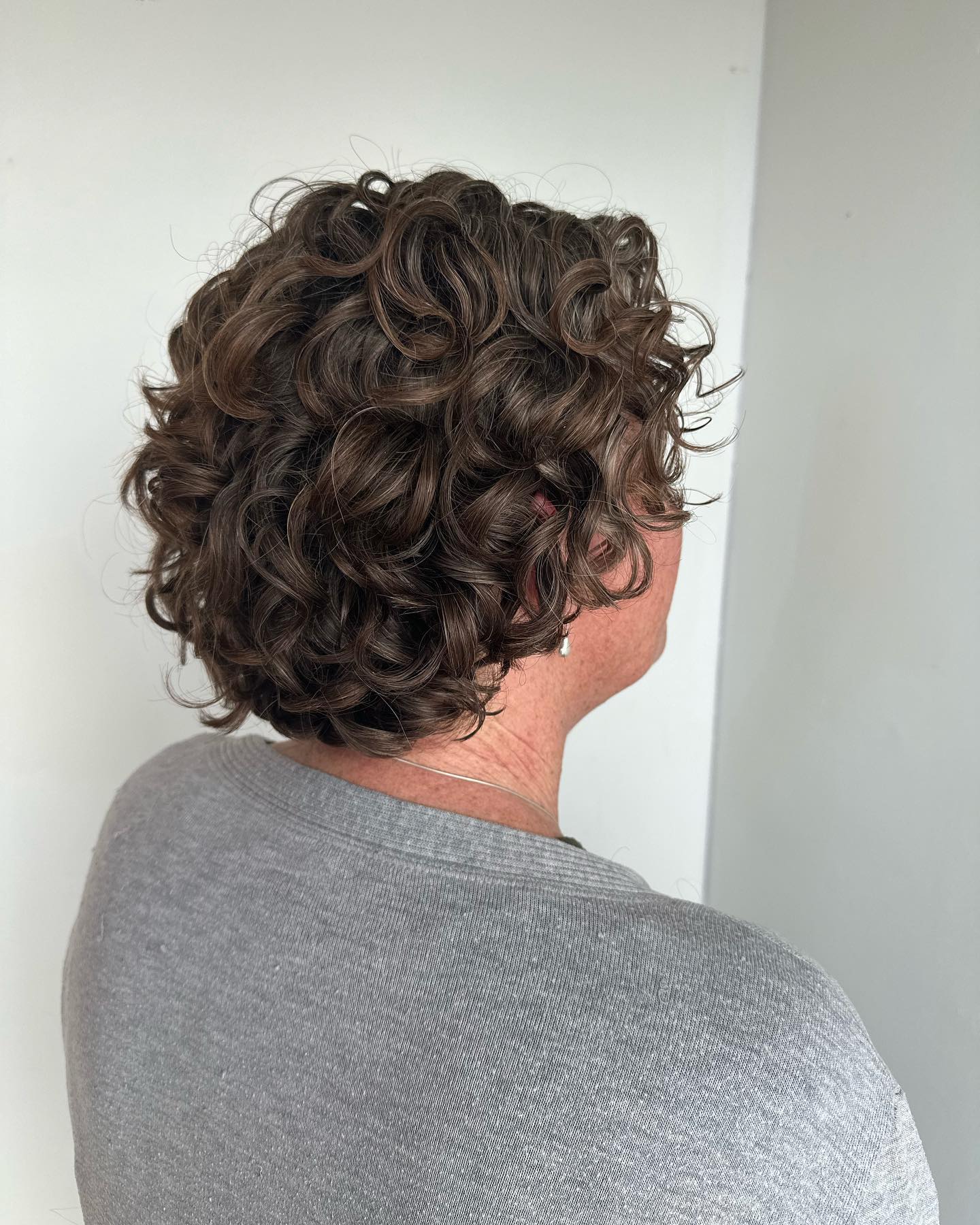Charming Short Curly Cut with Soft Layers