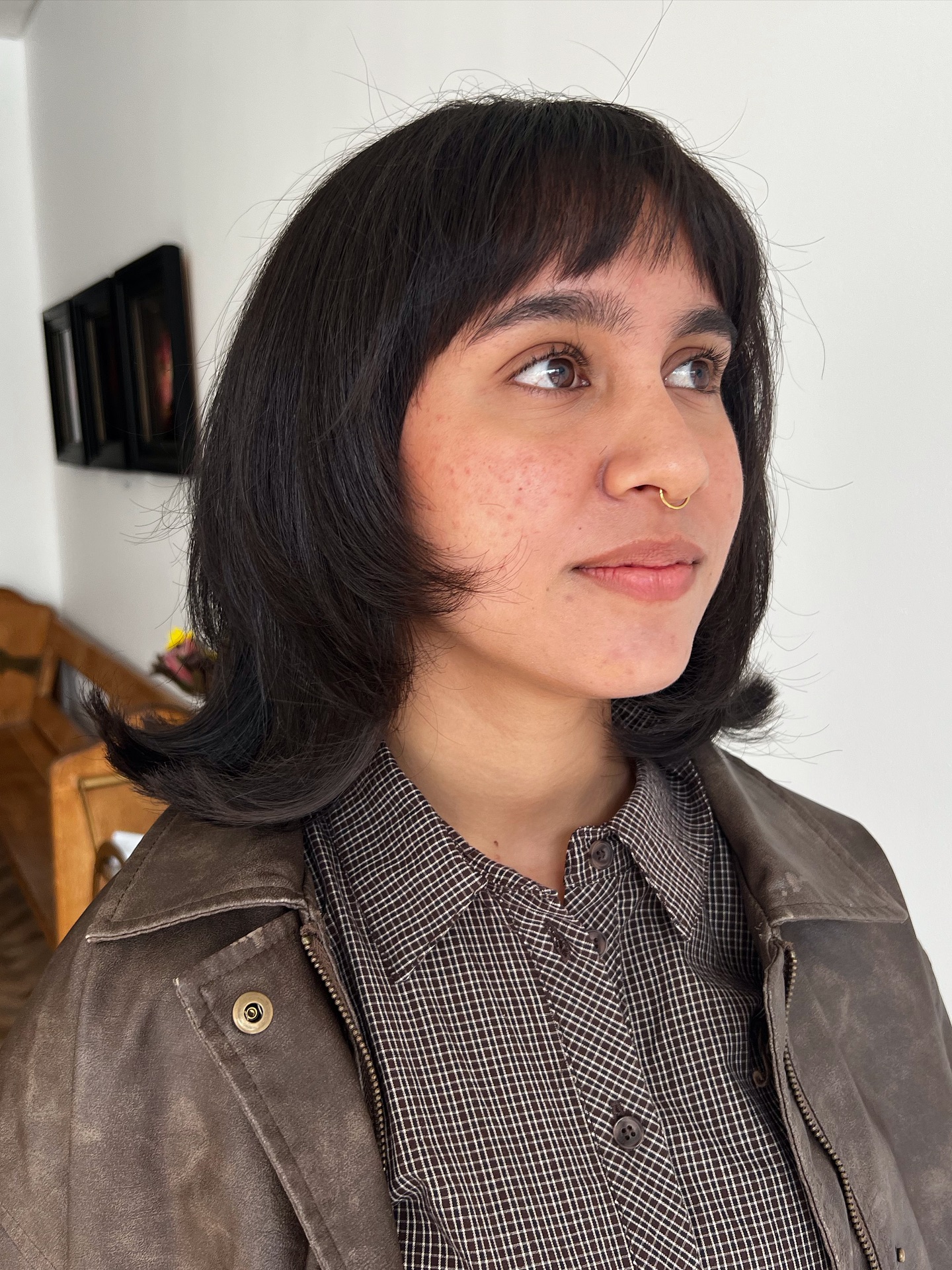 Modern Textured Bob with Playful Bangs