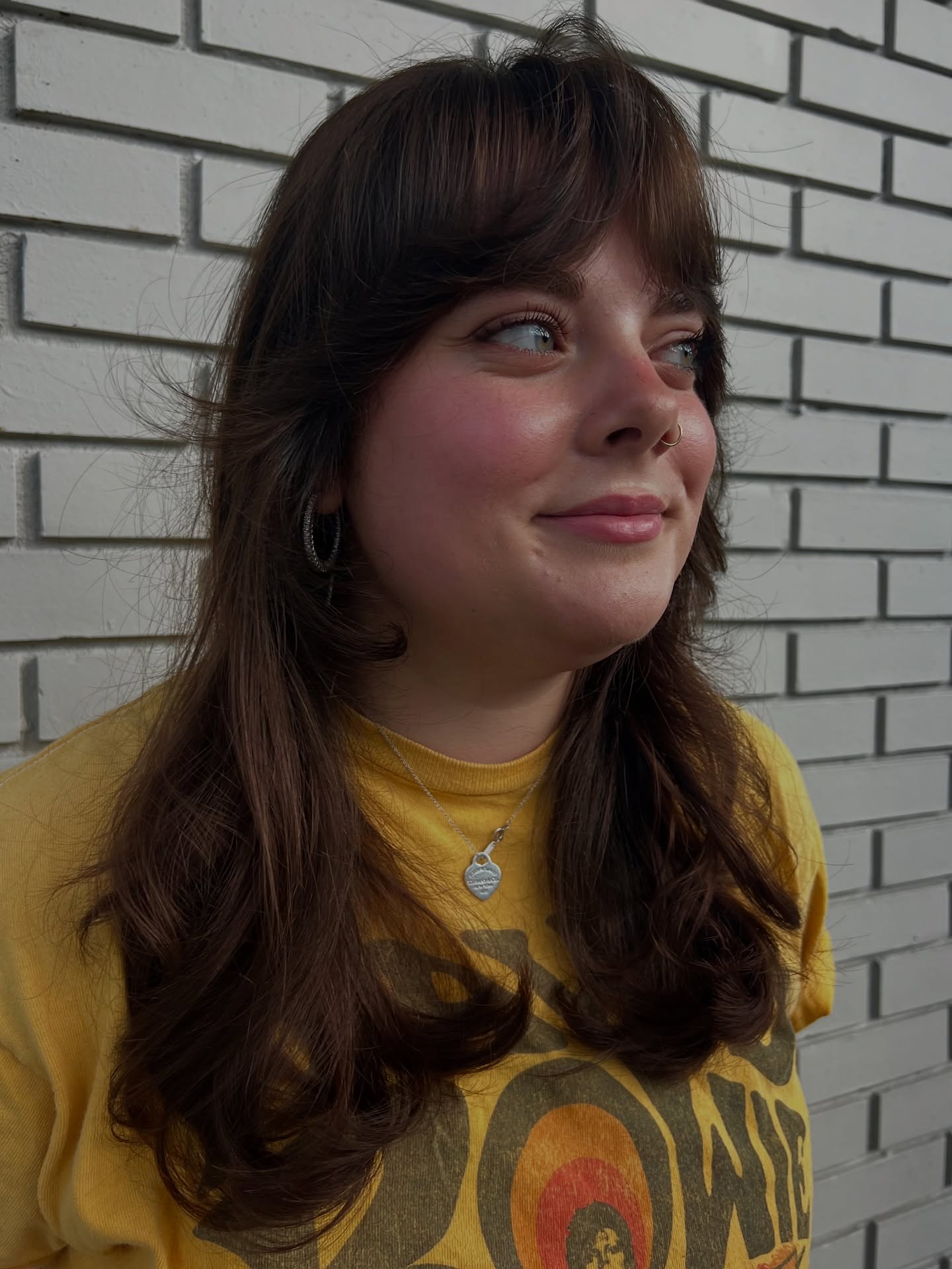 Soft Long Layers with Wispy Bangs