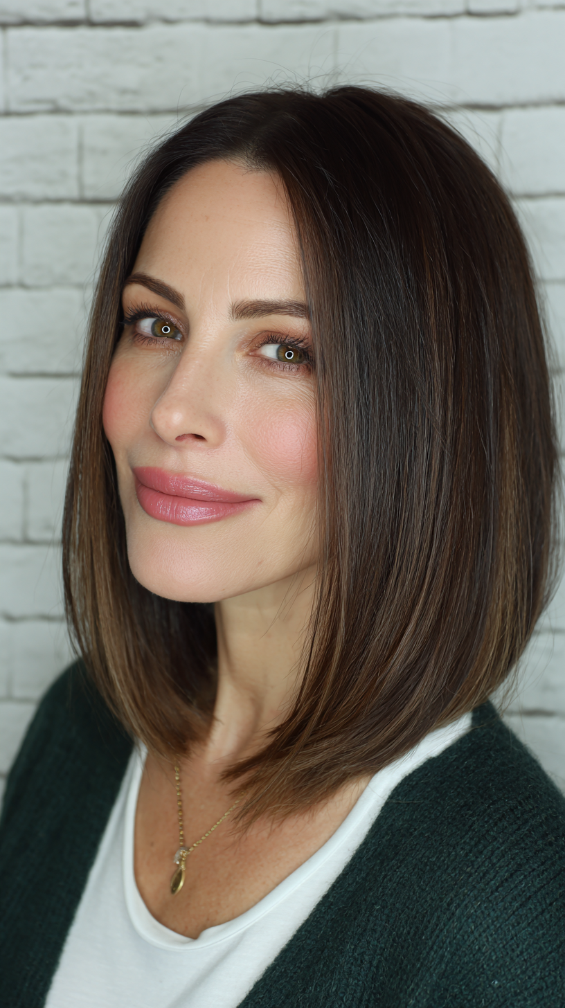 Chic Blunt Cut with Gentle Layering