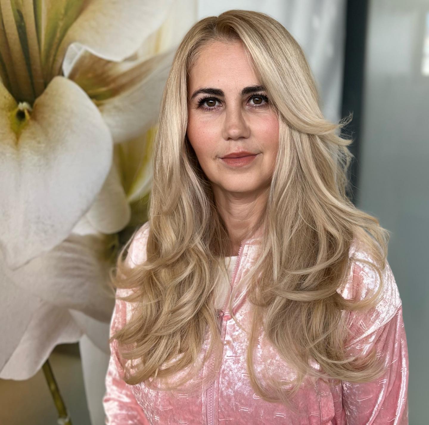 Luxurious Long Layered Cut with Soft Waves