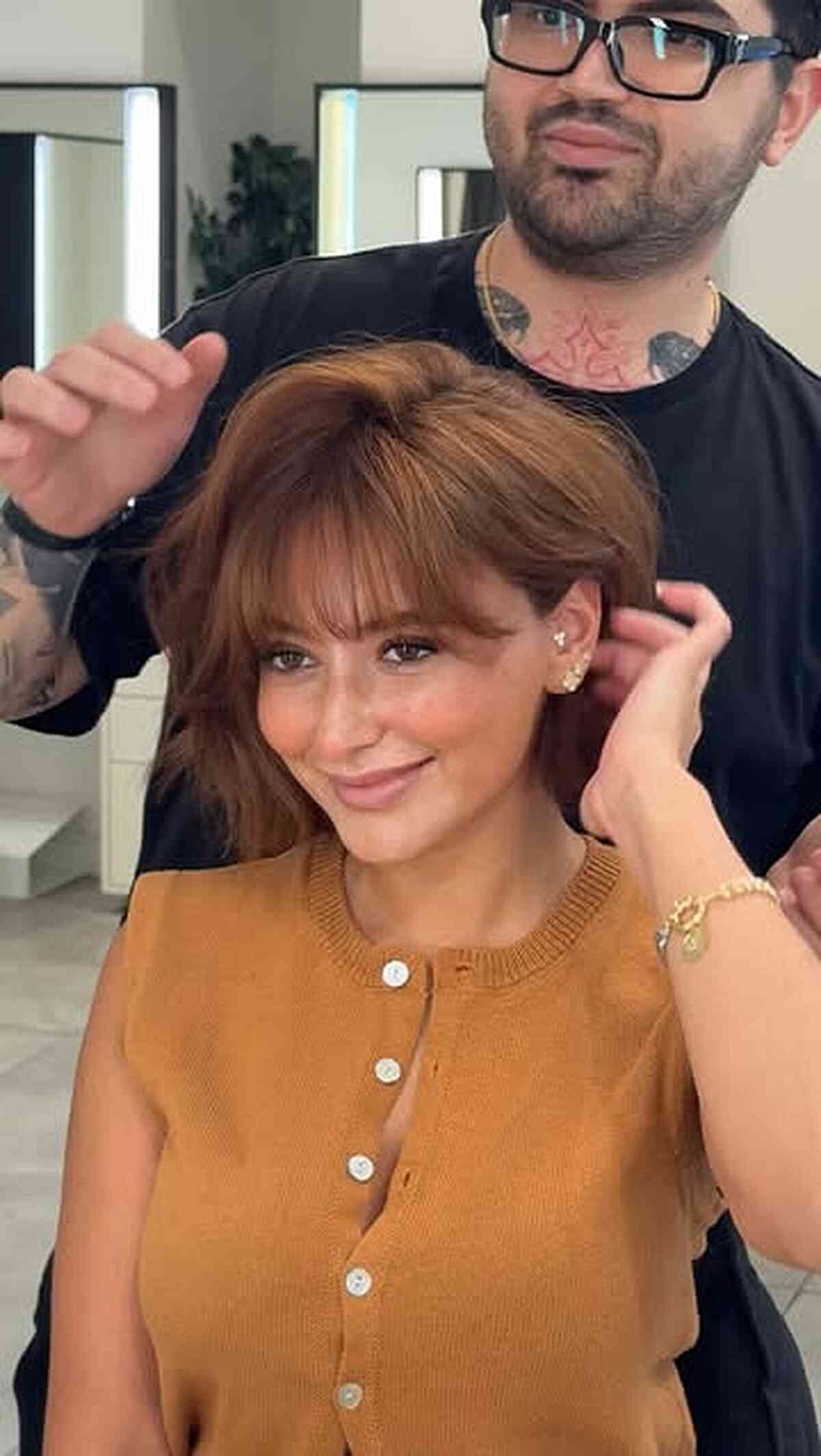 Textured Bixie Cut with Wispy Bangs