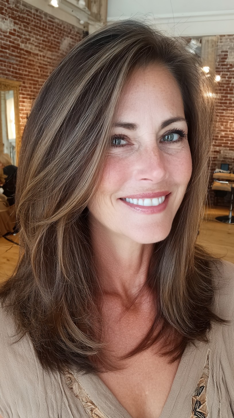 Polished Multi-Dimensional Brunette Layers