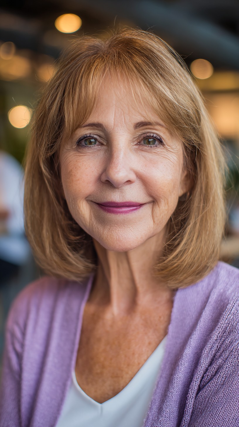 Soft Caramel Glow with Feathered Layers