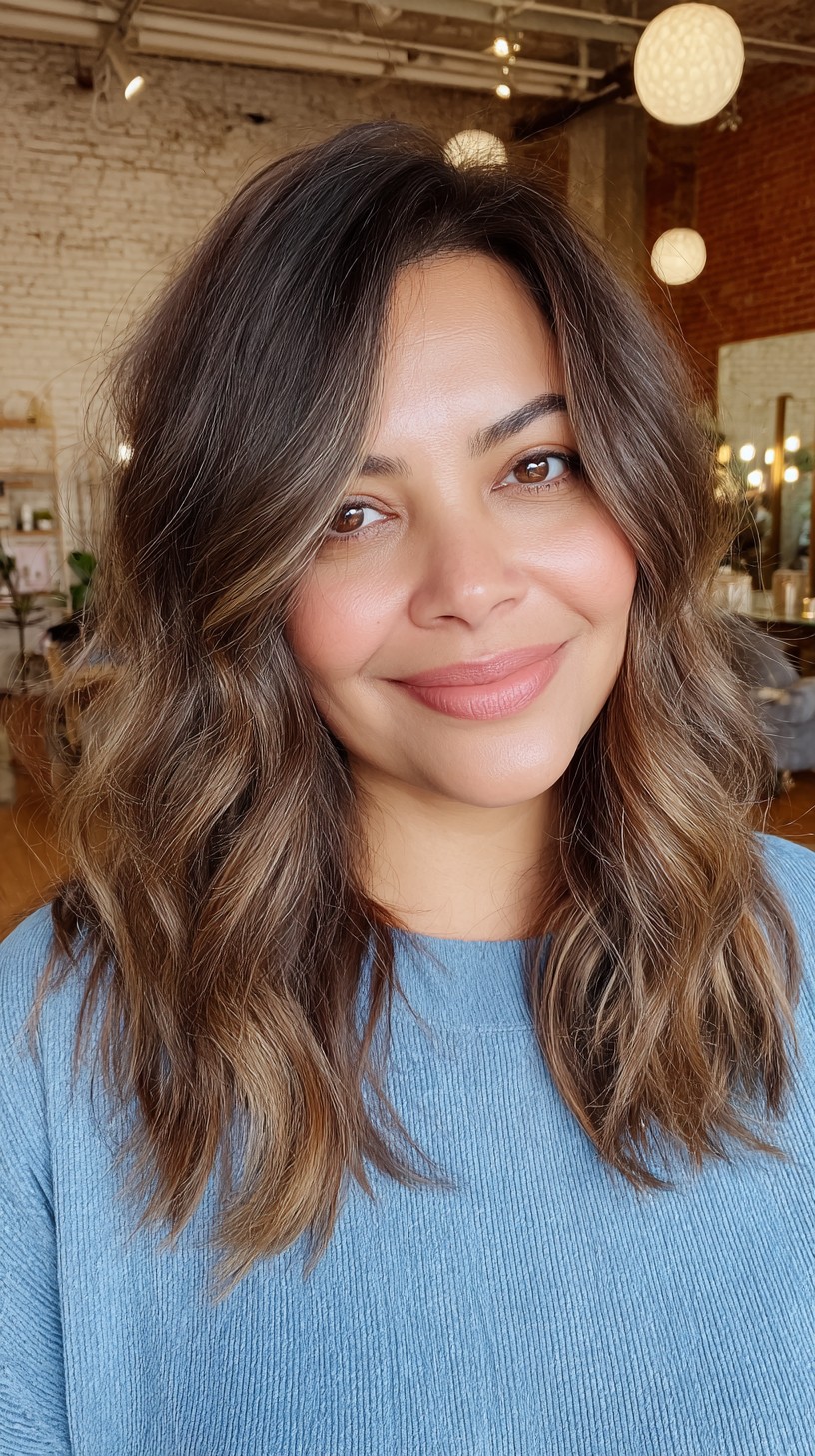 Subtle Sunlit Ombre with Soft Waves