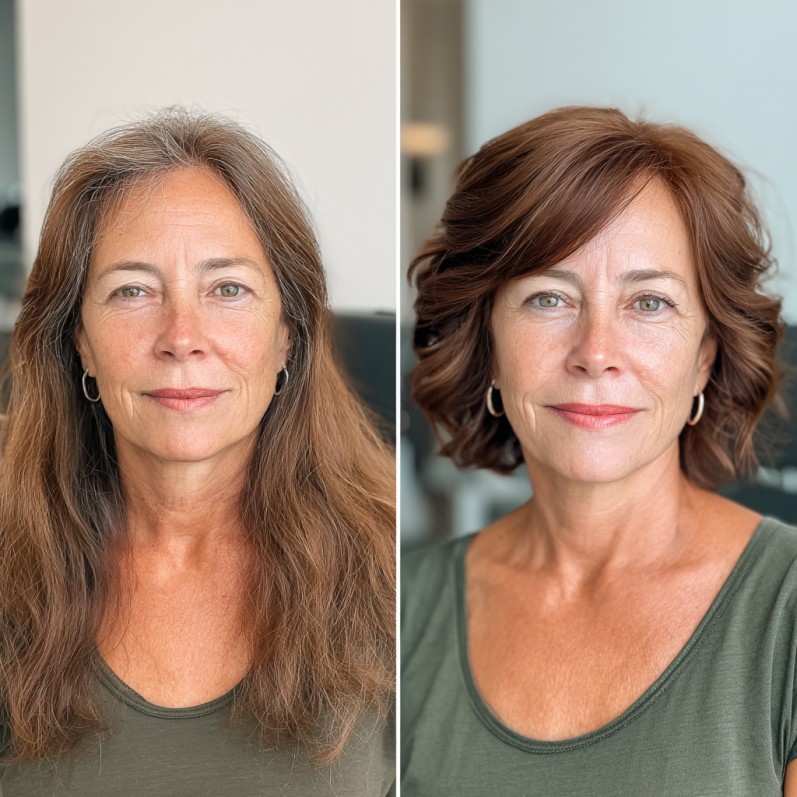 Vibrant Chestnut Waves with Voluminous Transformation