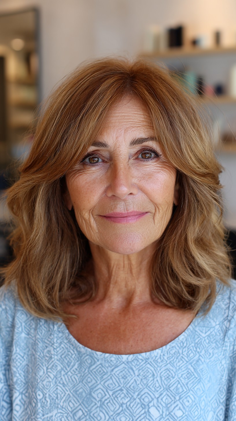 Warm Auburn Layers with Soft Movement