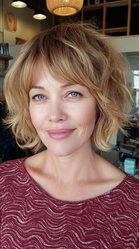 Choppy Caramel Layers with Natural Roots