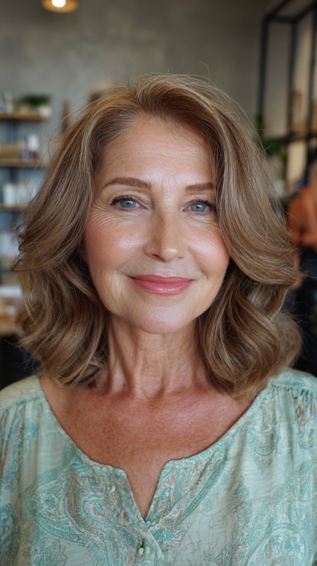 Effortless Mid-Length Waves with Subtle Highlights