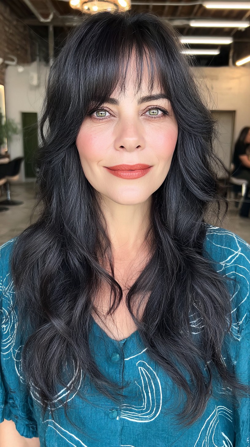 Glossy Raven Waves with Dynamic Layers