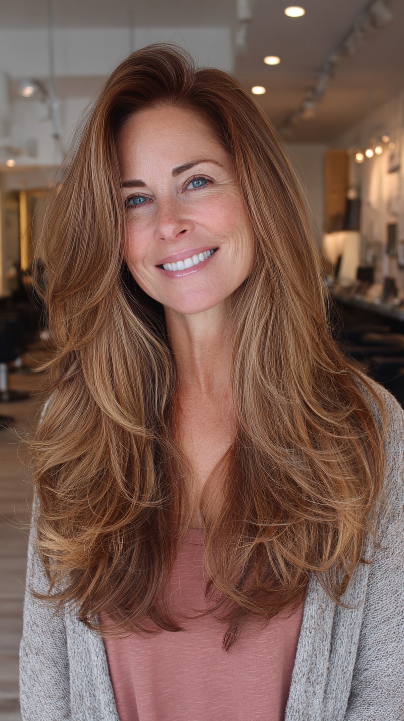 Golden Layered Waves with Dynamic Contrast