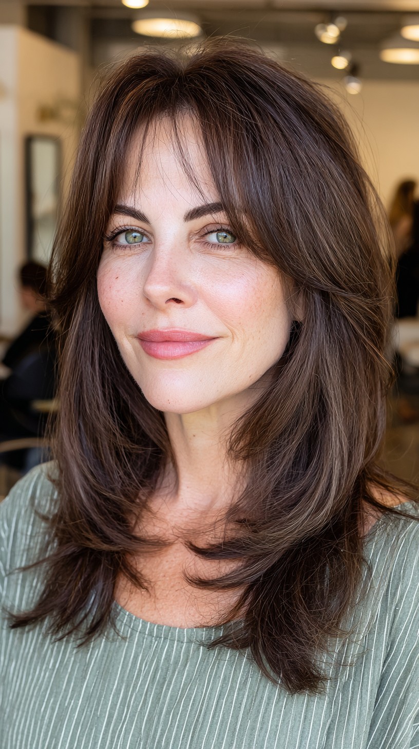 Mocha Layers with Face-Framing Highlights