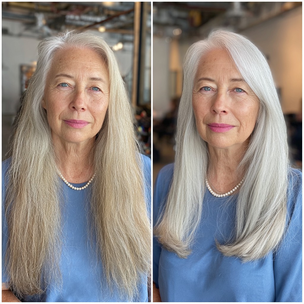 Refined Platinum Silk-Cut for Luxurious Length