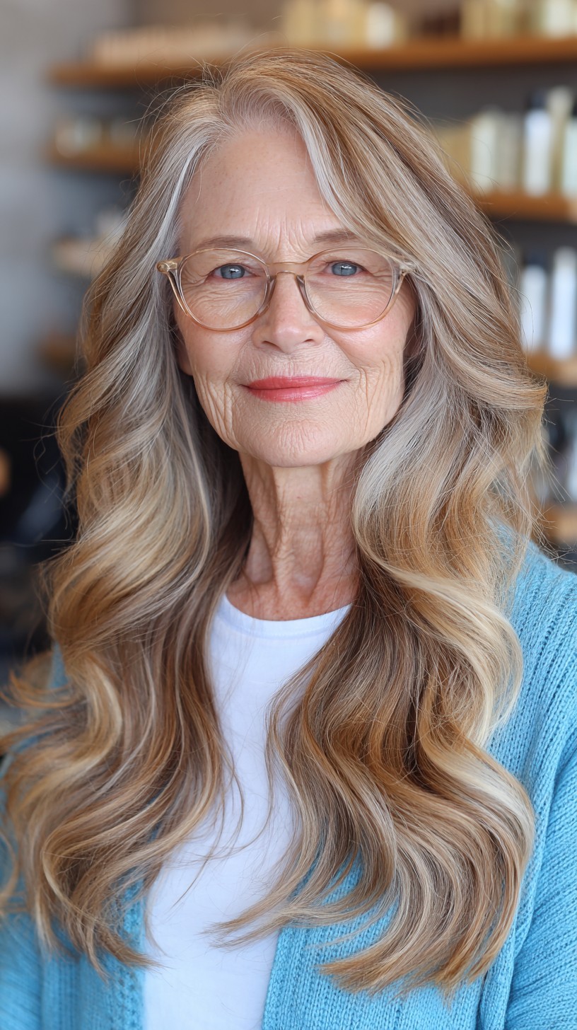 Soft Cascading Caramel Waves