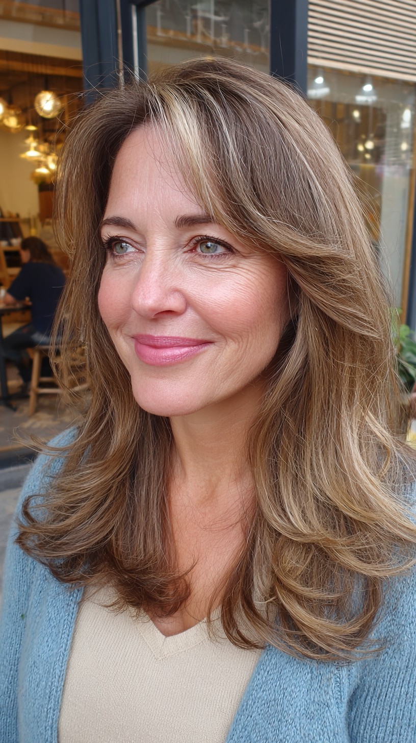 Subtle Golden Ombre with Soft Layering