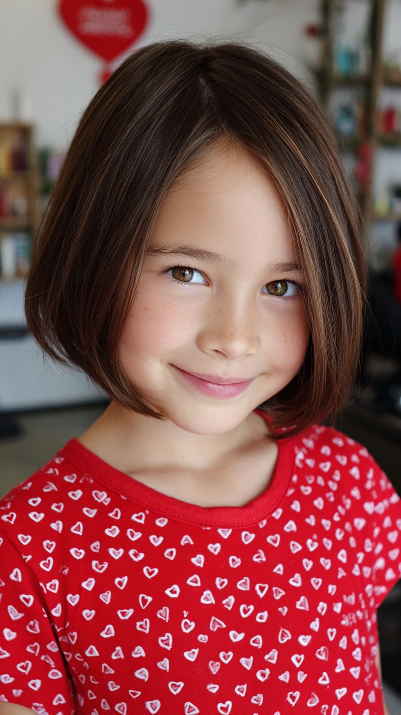 Charming Chestnut Textured Bob