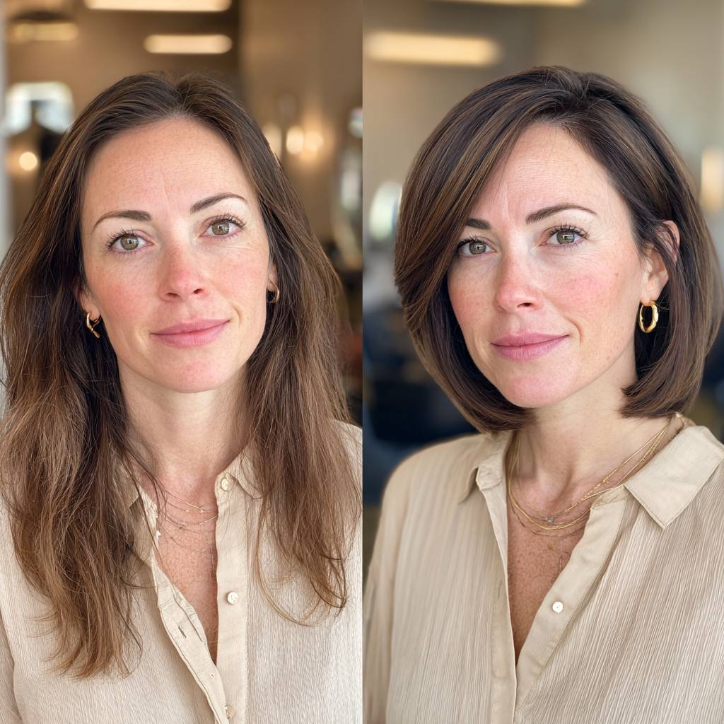 Chic Blunt Bob with Soft Layers