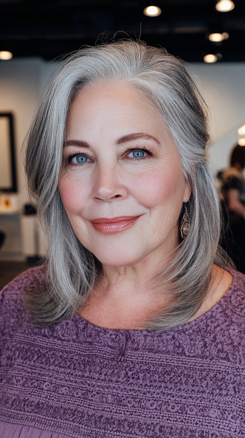 Classic Silver Waves with Natural Gray Blend