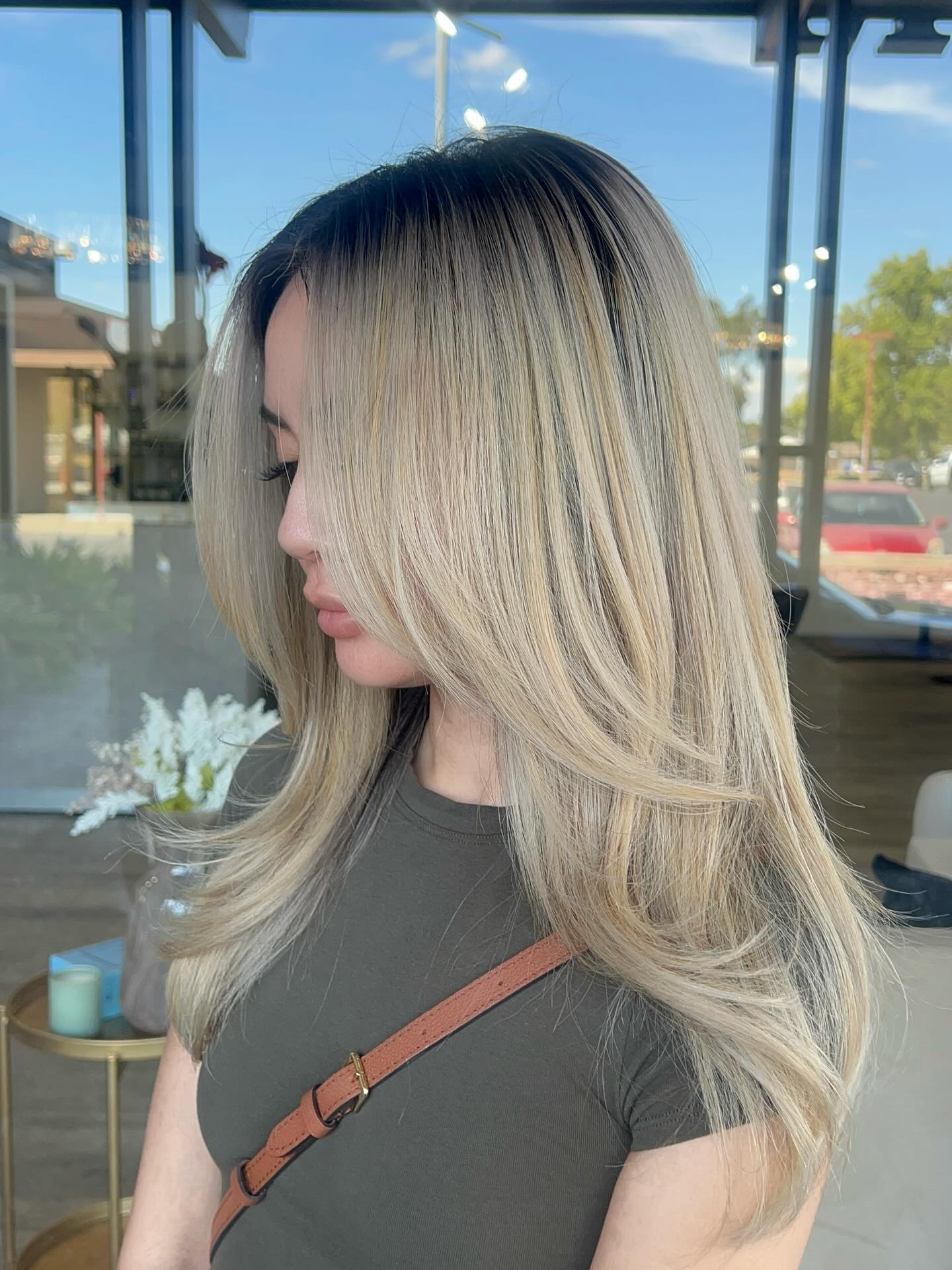 Gradient Ash-Blonde with Seamless Layers