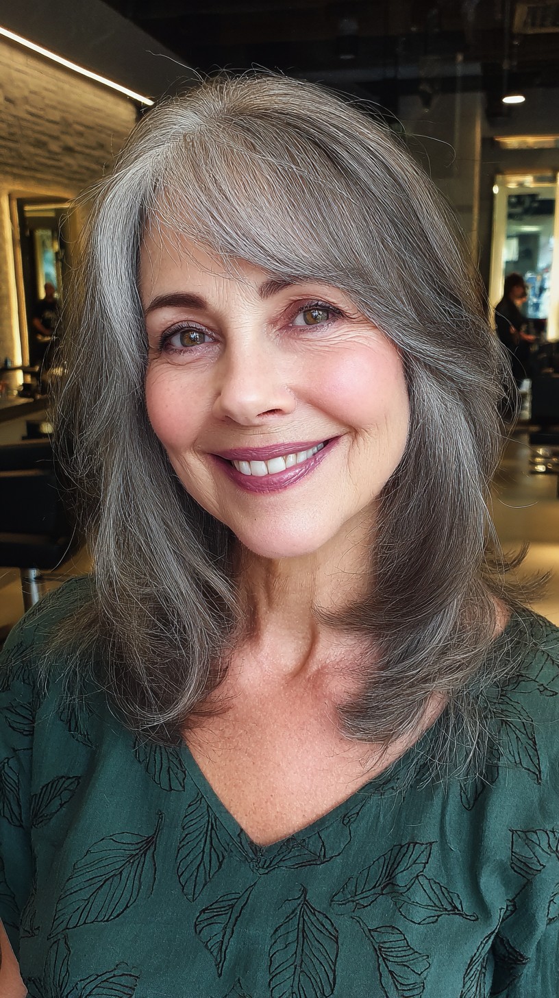 Refined Silver Layering with Subtle Texturing