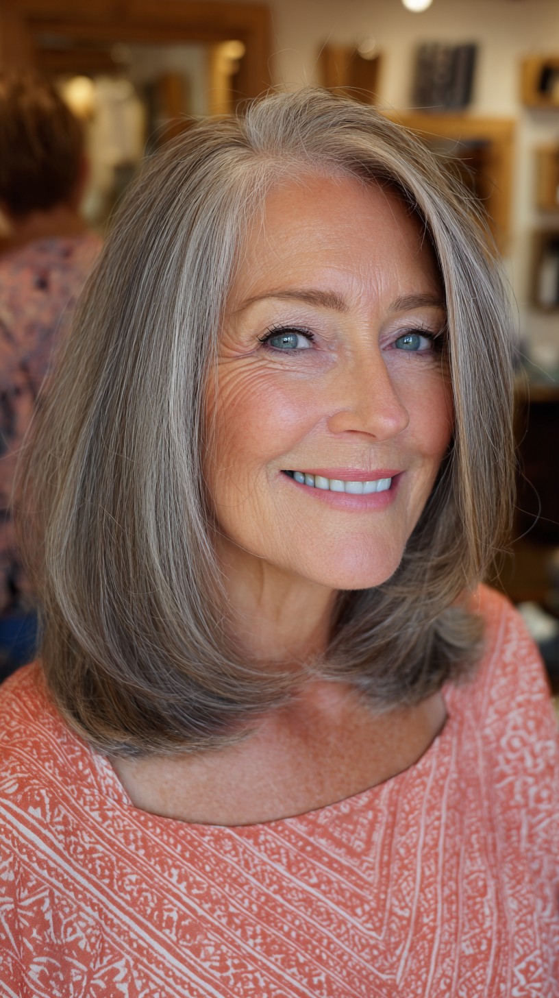 Seamless Silver Layers with a Gentle Flow