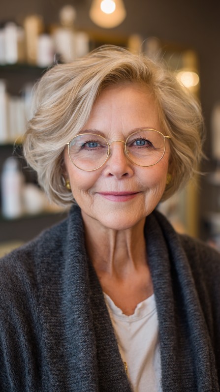 Soft Silver Layering with Natural Waves