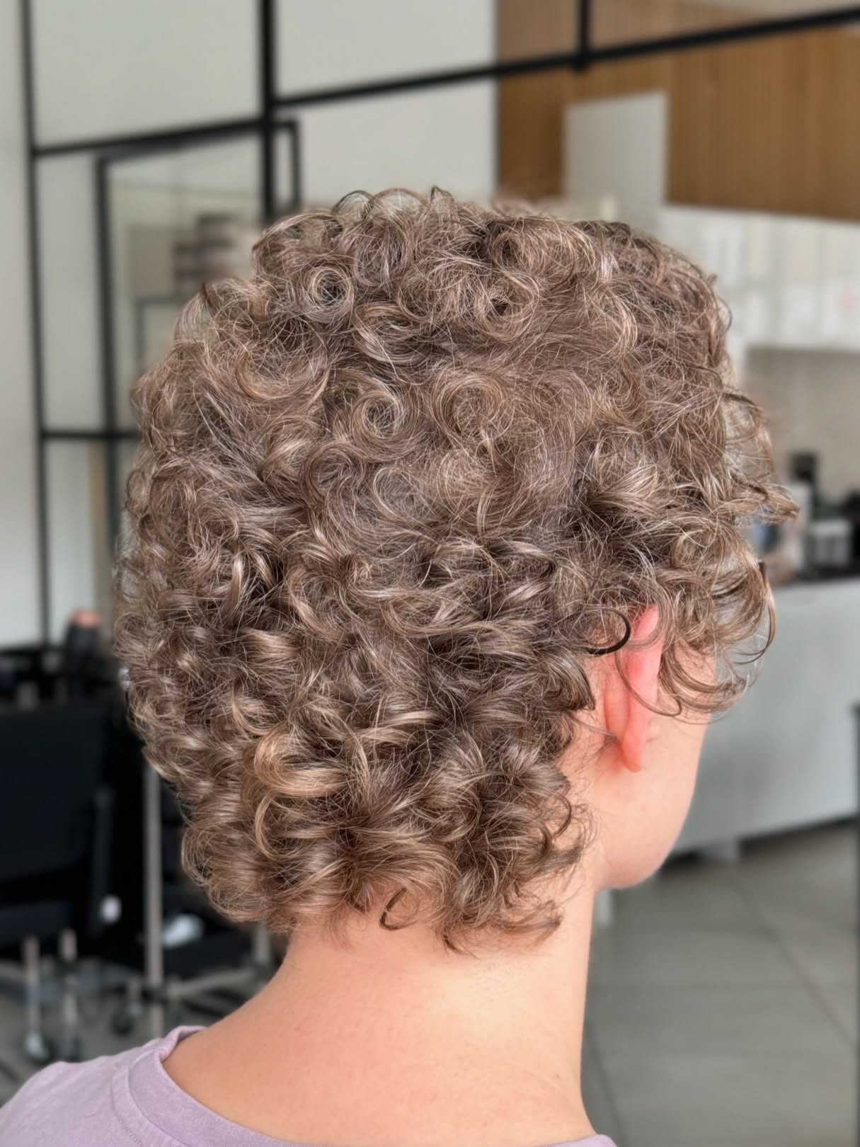 Soft Curly Crop with Defined Curls