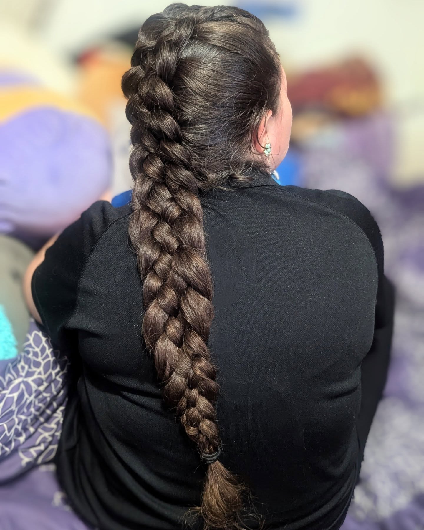 Classic Three-Strand Braid with Textured Volume