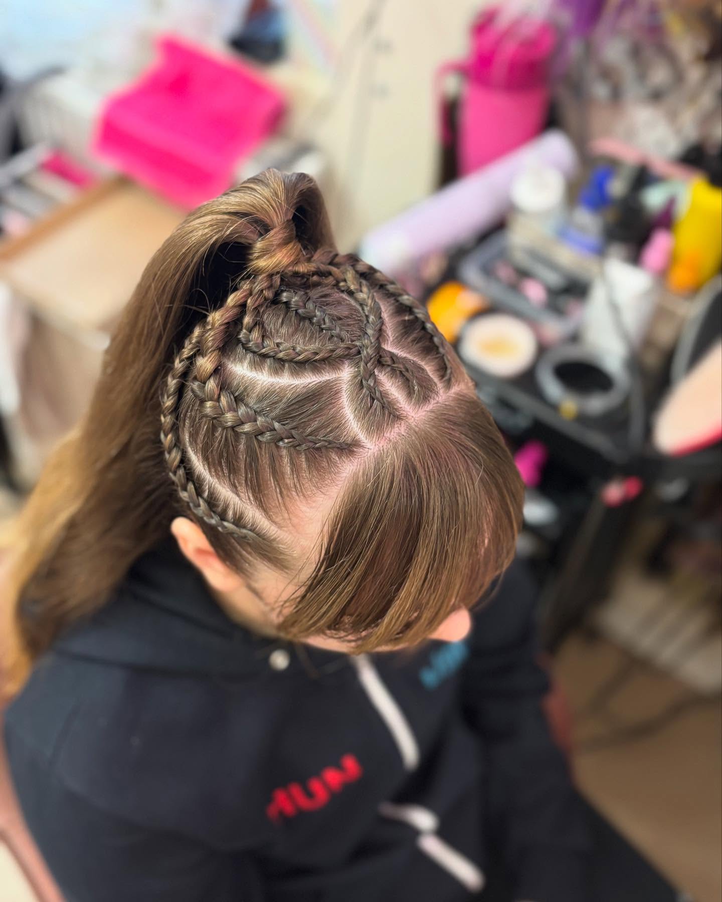 Intricate Braided Half-Up Hairstyle