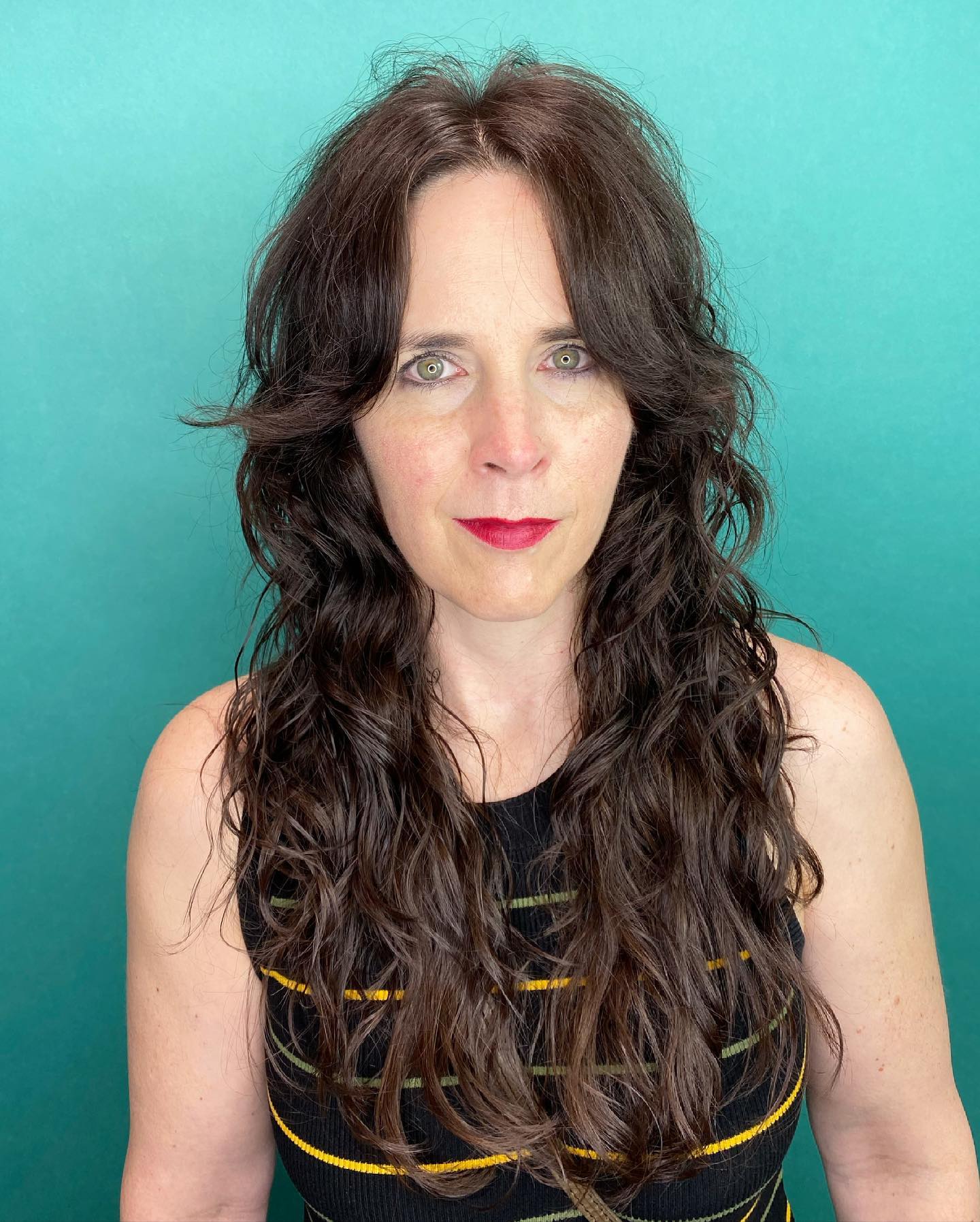 Textured Long Wavy Shag with Defined Layers