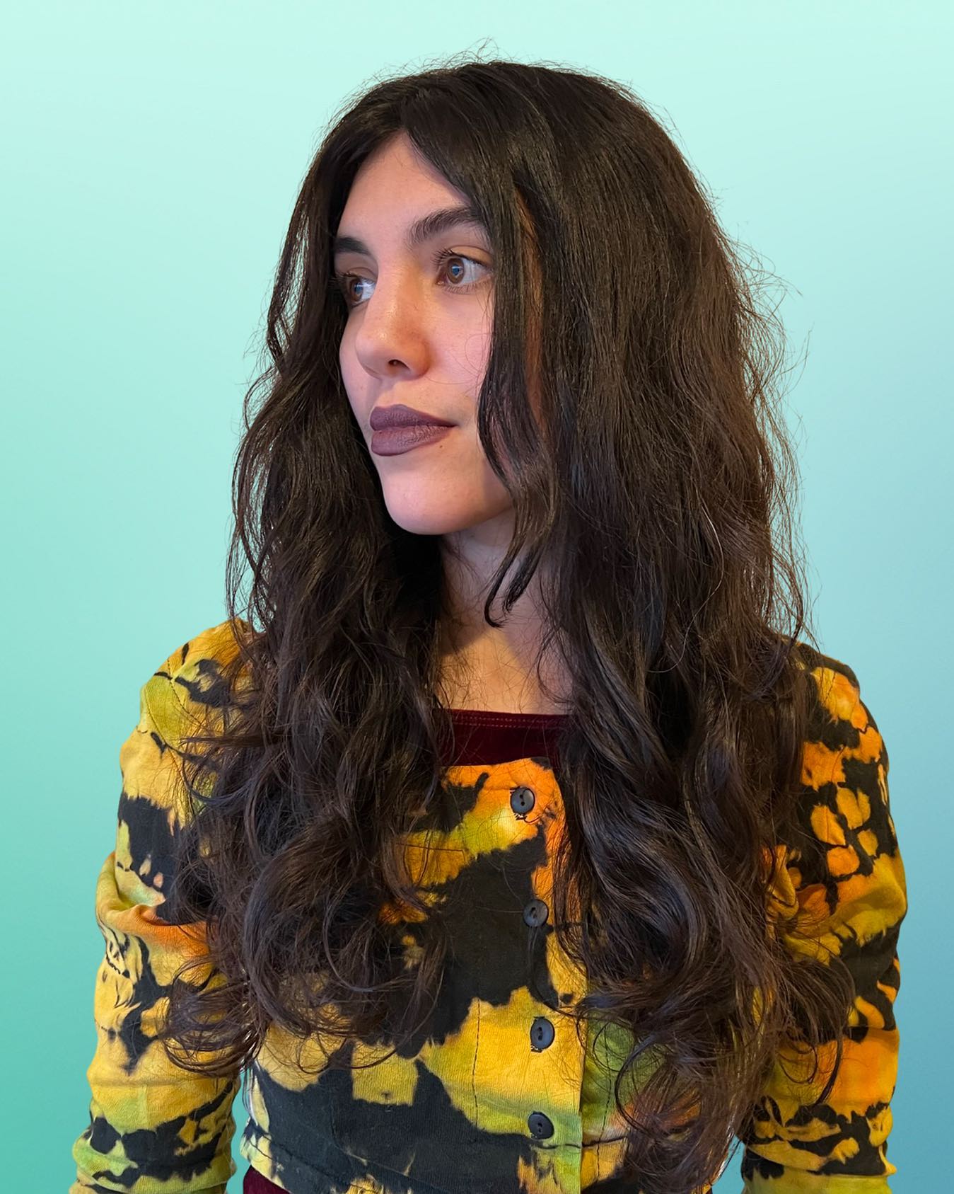 Textured Long Wavy Shag with Soft, Natural Movement